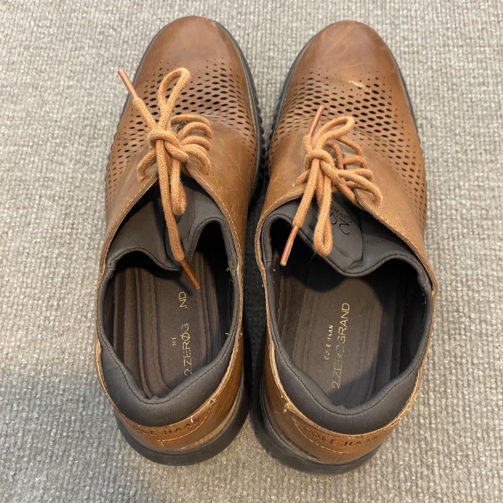 Cole Haan Zerogrand Shoes Mens Size 8.5 Brown Leather Grand.OS Sneakers C25351 - Picture 7 of 11